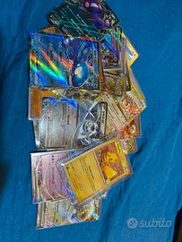 Carte pokemon 60 pezzi tra ar ex ecc