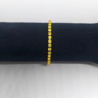 Braccialetto Tennis giallo unisex 