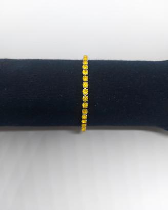 Braccialetto Tennis giallo unisex 