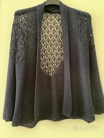 Cardigan lavorato Made in Italy