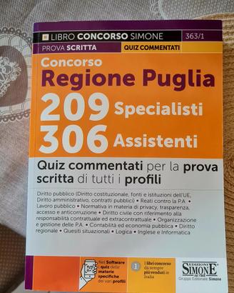 Libro Concorso Regione Puglia