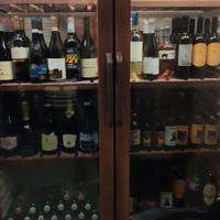 mobile bar frigo vetrina legno cantina vino birra 