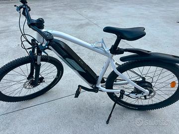 Rockrider E-ST 100 Bianca - Batterie Nuova