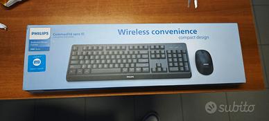 Kit Tastiera e mouse Wireless Philips