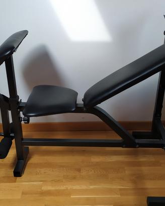 Panca fitness reclinabile e leg extension 