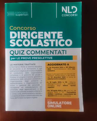 Quiz commentati per concorso dirigente scolastico 
