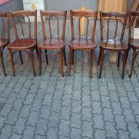 sedie di epoca thonet in faggio con archetto