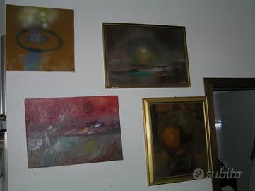 4 quadri astratti