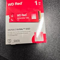 western digital SSD nvme Red sn700 1tb Nuovo