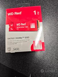 western digital SSD nvme Red sn700 1tb Nuovo
