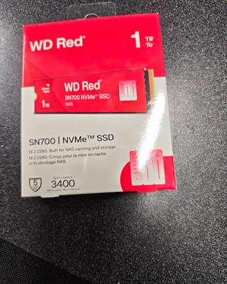 western digital SSD nvme Red sn700 1tb Nuovo