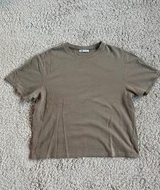 T shirt Zara Marrone