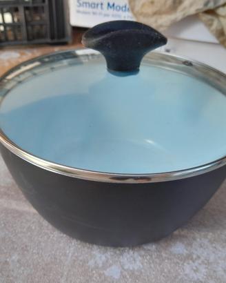 Casseruola TVS Ceramica Pura NUOVA + coperchio