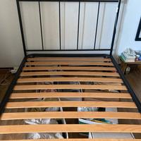 Struttura letto  + base doghe legno 120 x 200