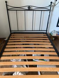 Struttura letto  + base doghe legno 120 x 200