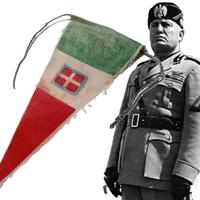 WW2 BANDIERINA SABAUDA 3COLORE REGNO ITALIA SAVOIA