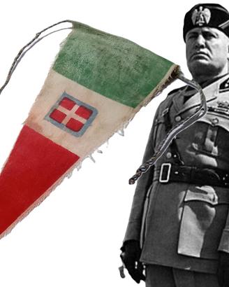 WW2 BANDIERINA SABAUDA 3COLORE REGNO ITALIA SAVOIA