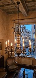 Lampadario classico a bracci