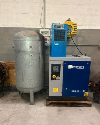 compressore Ceccato CSB20 essiccatore e serbatoio 