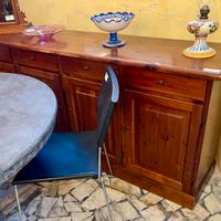 credenza madia in legno massello 195x45 H87
