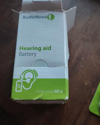 batterie per apparecchi acustici AUDIONOVA