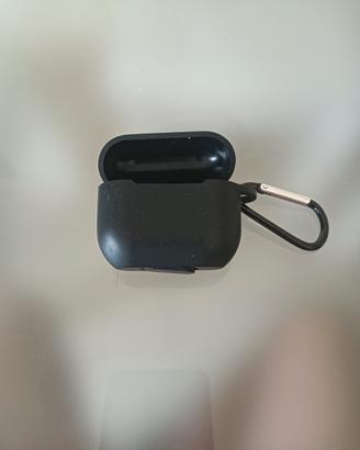 Custodia in silicone nera per AirPods 3 