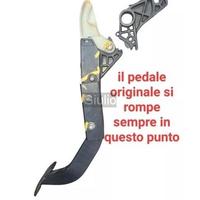 Pedale frizione chevrolet spark leva in acciaio