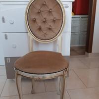 Sedia stile classico barocco o neobarocco vene
