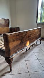 Letto matrimoniale in legno - ritiro in loco