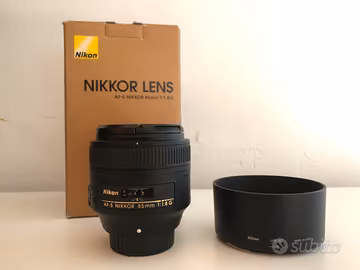 Obiettivo Nikon AF-S 85mm 1.8G