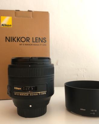 Obiettivo Nikon AF-S 85mm 1.8G