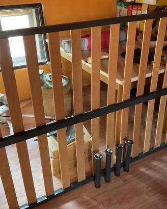 Letto doghe una piazza emmezzo