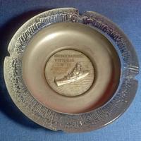 Posacenere in cristallo nave Vittorio Veneto