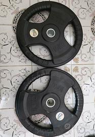 4 dischi gommati 2 da 10 ed 2 da 2.5 C/U Donatif