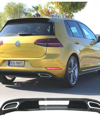 DIFFUSORE VOLKSWAGEN VW GOLF 7.5 17-20 LOOK R LINE