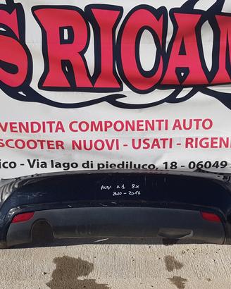 AUDI A1 8X PARAURTI SPOILER FENDINEBBIA POSTERIORE