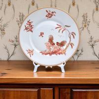 Piatto Richard Ginori Pittoria Doccia, Galli rossi