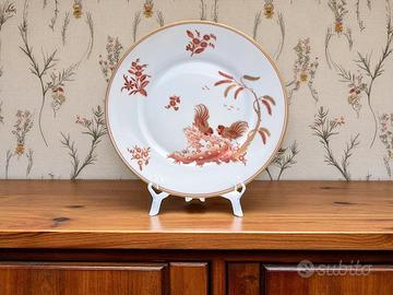 Piatto Richard Ginori Pittoria Doccia, Galli rossi