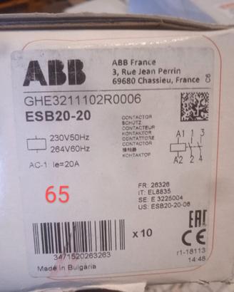 Contattori ABB