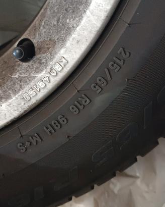 Treno gomme pirelli con cerchi
