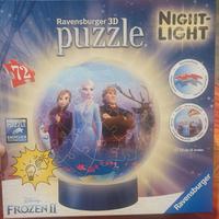 Puzzle 3D Frozen II con luce