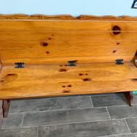 Cassapanca legno di pino