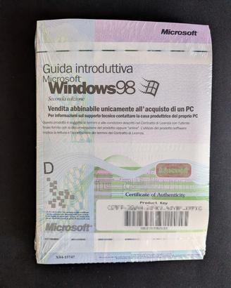 Microsoft Windows 98 SE Italiano Imballato