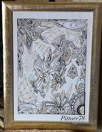 Quadro - Disegno astratto “ Elegance “