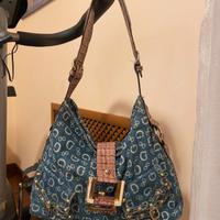 Borsa tessuto jeans vintage