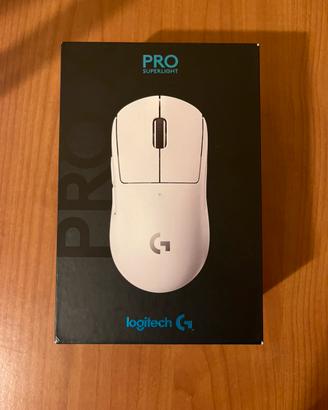 Mouse logitech pro superlight bianco