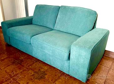 Divano Ikea velluto due posti come nuovo