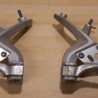 Coppia pedane passeggero aprilia rsv4 prima serie