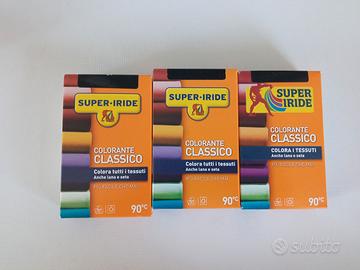 3 confezioni colorante tessuti 