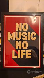 no music no life (solo poster )